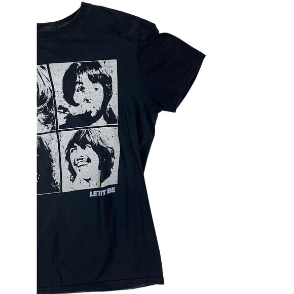Beatles Let It Be T-Shirt Medium Black Official Licensed Apple Corps 2018 - Picture 6 of 7